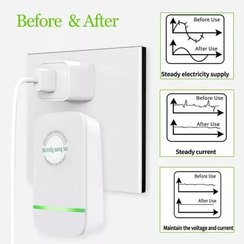 2 x Energy Saving Device New Elon Musk 90V-250V Stop-Watt Energy Saver Household
