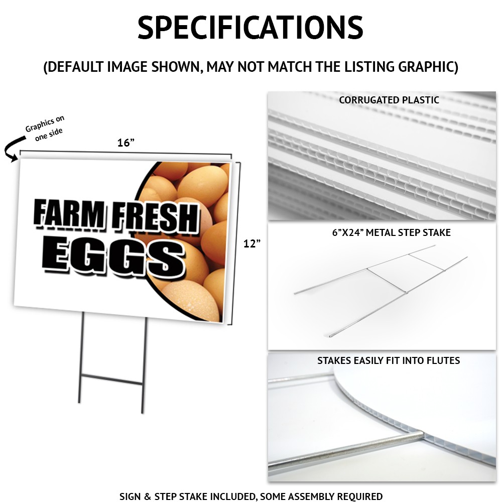 State Inspection Done Multi-Pack of Yard Signs & Stake plastic coroplast window