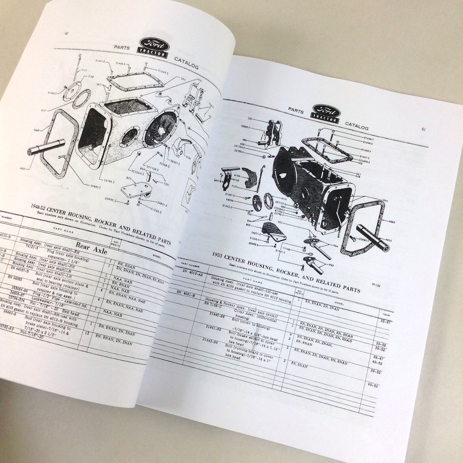 Lot Ford Naa Golden Jubilee Tractor Service Operators Parts Manuals Shop Repair