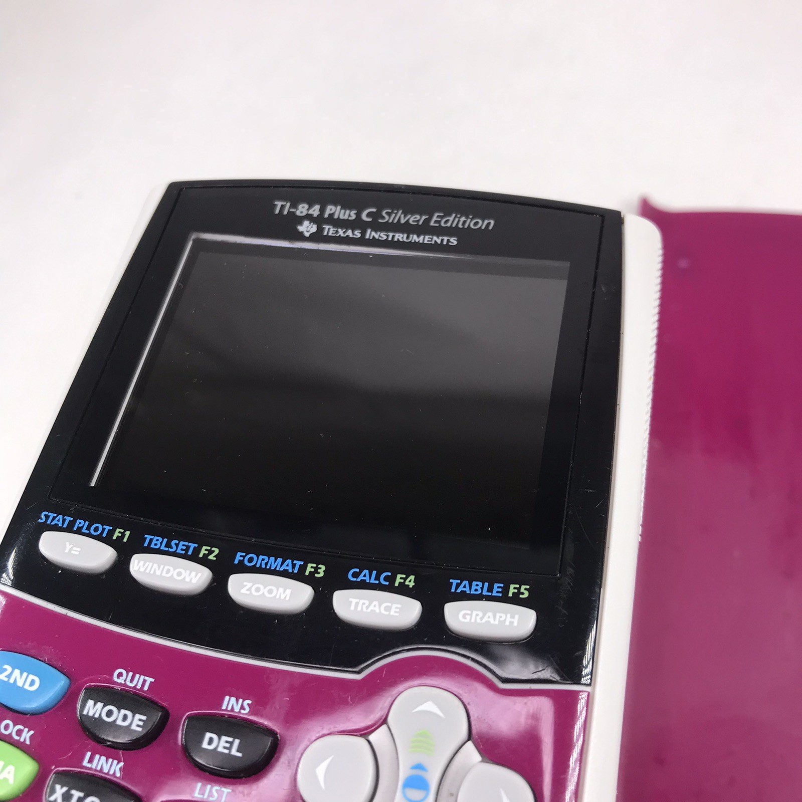 Texas Instruments TI-84 Plus C Silver Edition Graphing Calculator Pink