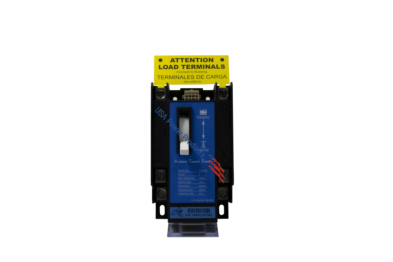 TCS2PC150-22M Transfer Switch | 150 Amps | 2 Poles | 1 Phase 240/120 Volts | ATS