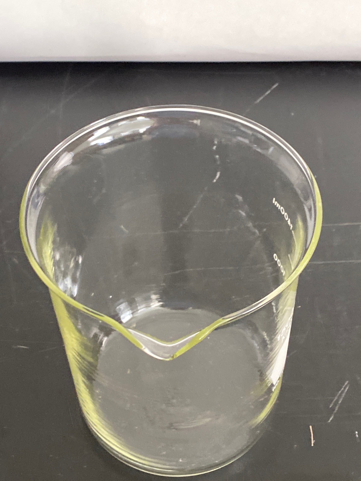 New (4/Pk) KIMAX Glass 1500mL Single Scale Graduated Griffin Beakers 14000-1500