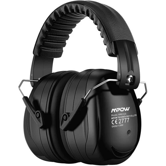 Mpow SNR 34dB Noise Reduction Headphones Noise Reduction Safety Fold Ear Muffs