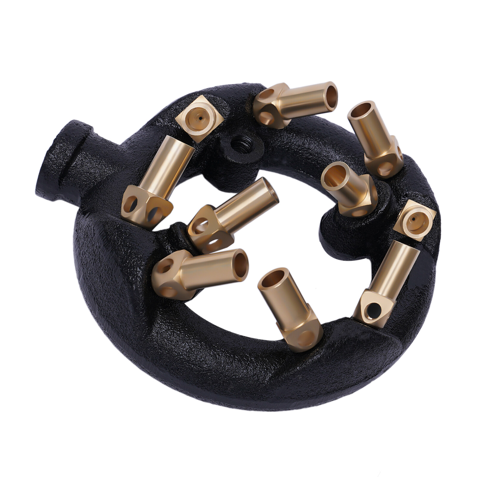 10-Head Jet Burner for Wok Cooking, 80,000 BTU Natural Gas Burner
