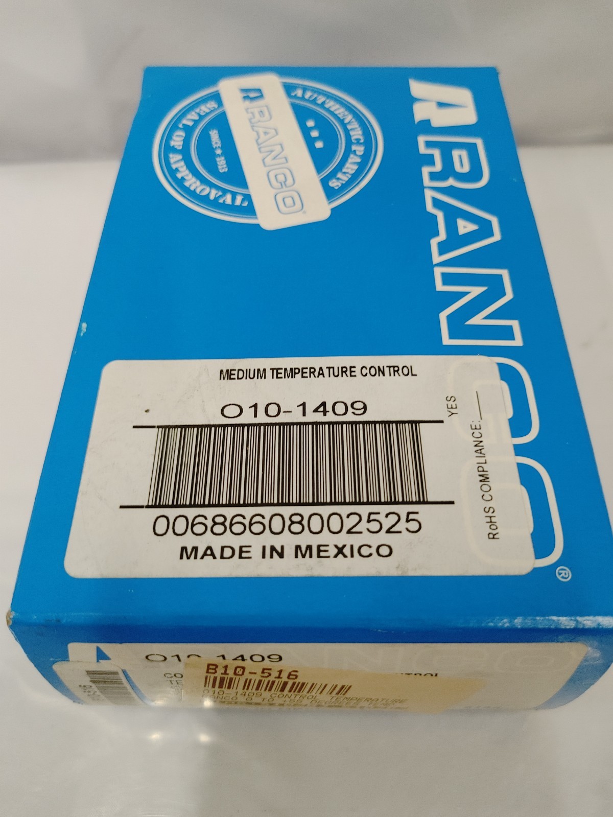 Ranco 010-1409 Temperature Control