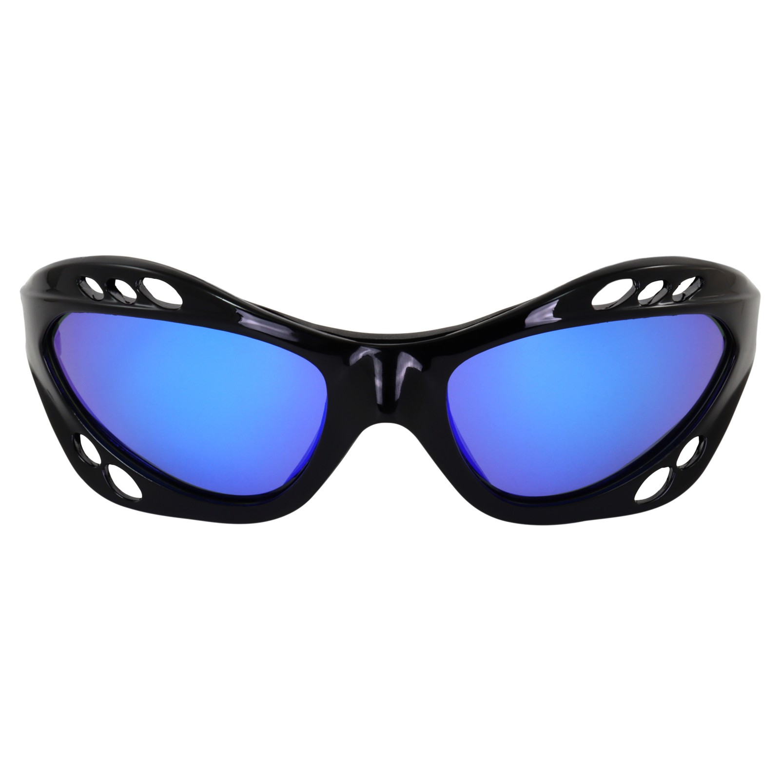 3 Pairs Birdz Seahawk Polarized Sunglasses Black w/Blue Purple Green Mirror Lens