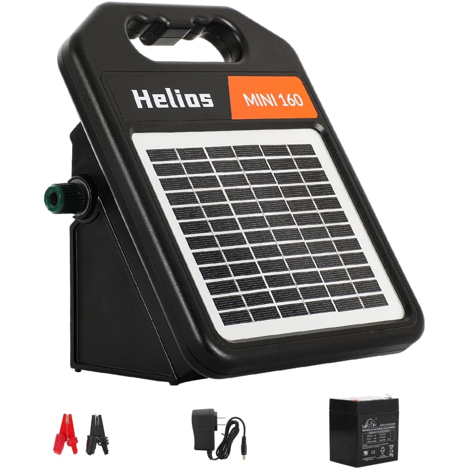 Powerful Solar Electric Fence Energizer, 10-Mile Range