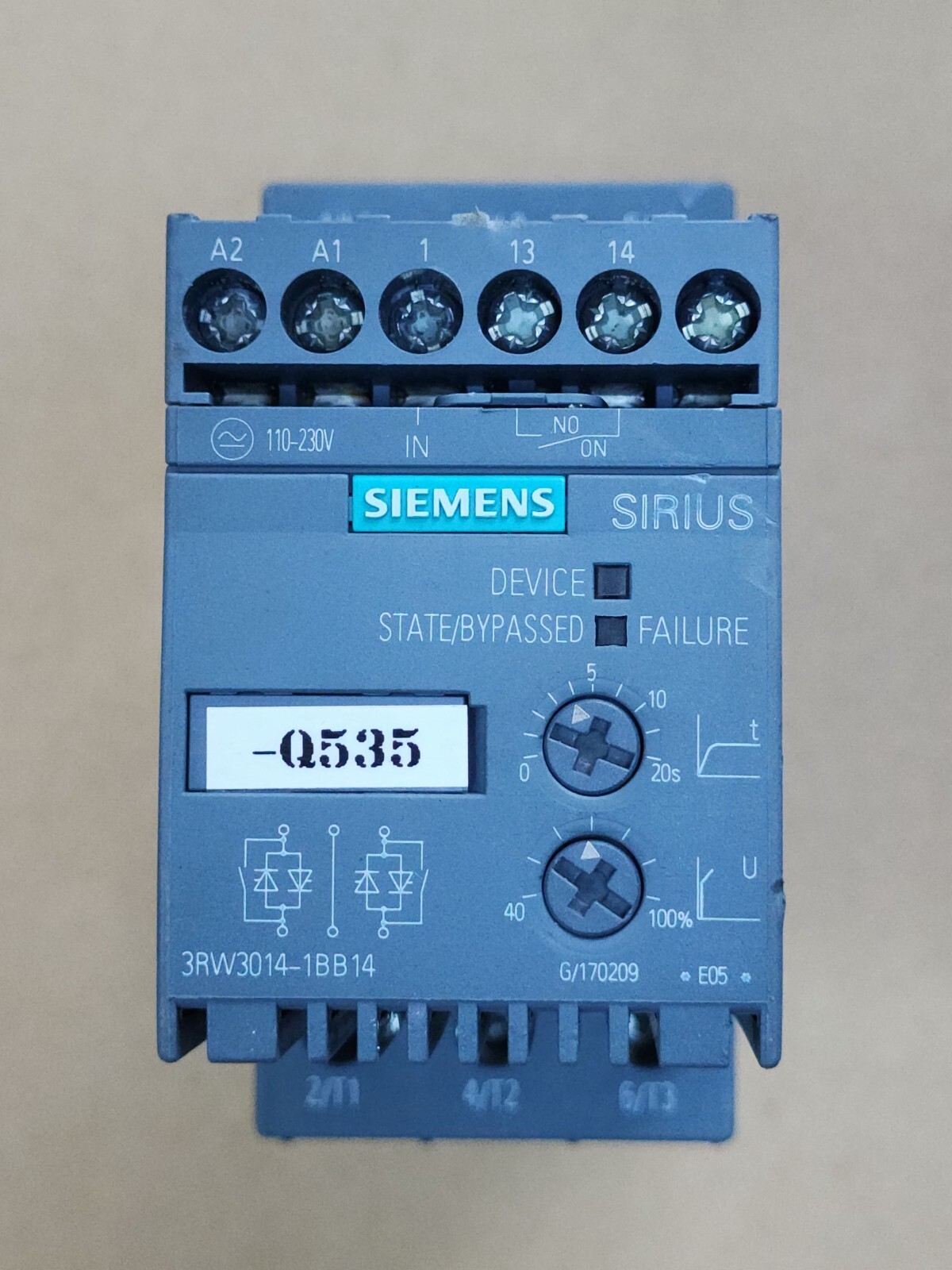 3RW3014-BB14 SIEMENS SIRIUS SOFT STARTER 3RW3014-BB14