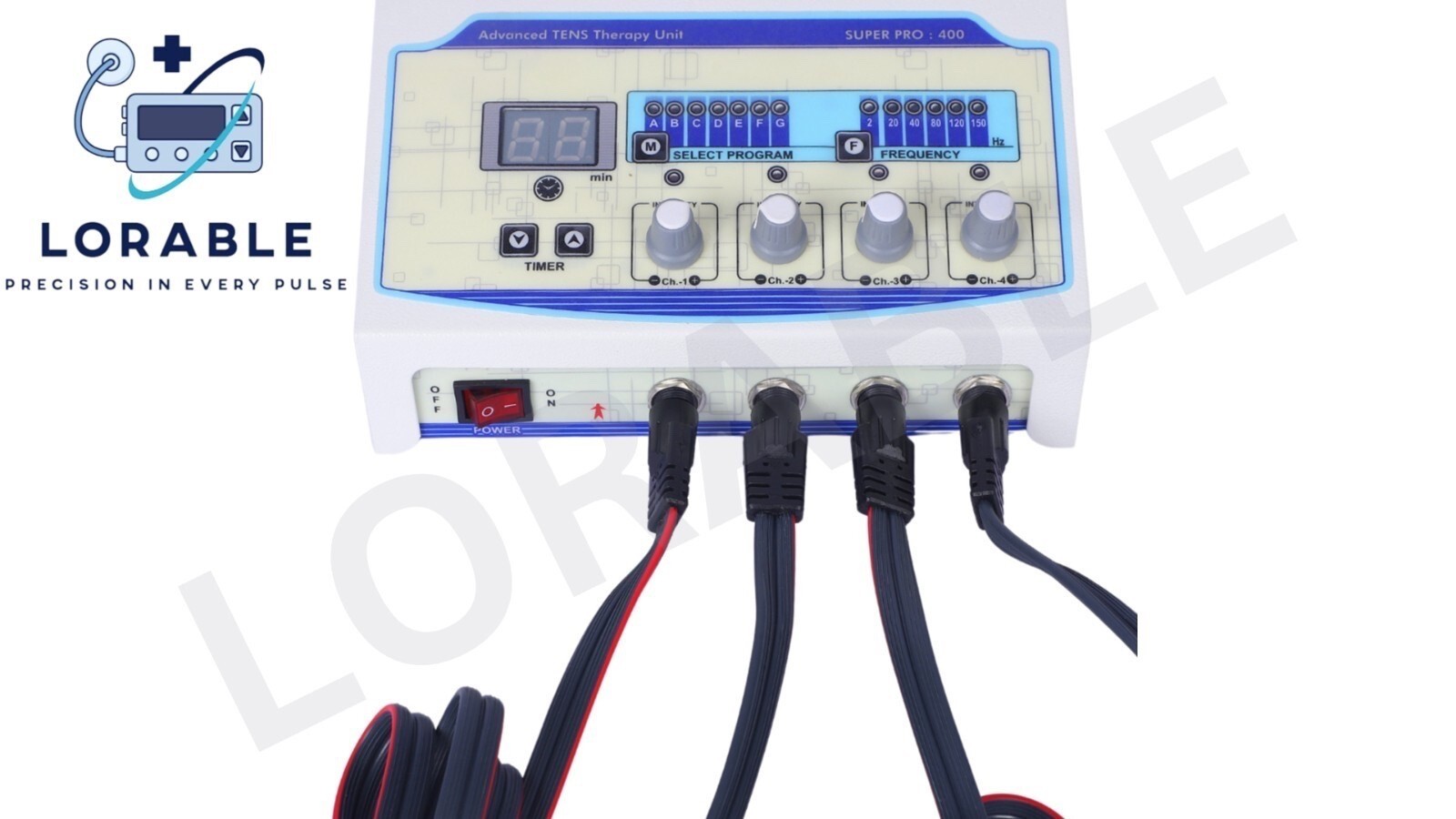 Professional Electrotherapy Physical Therapy Machine Prof 4 channel Therapy unit