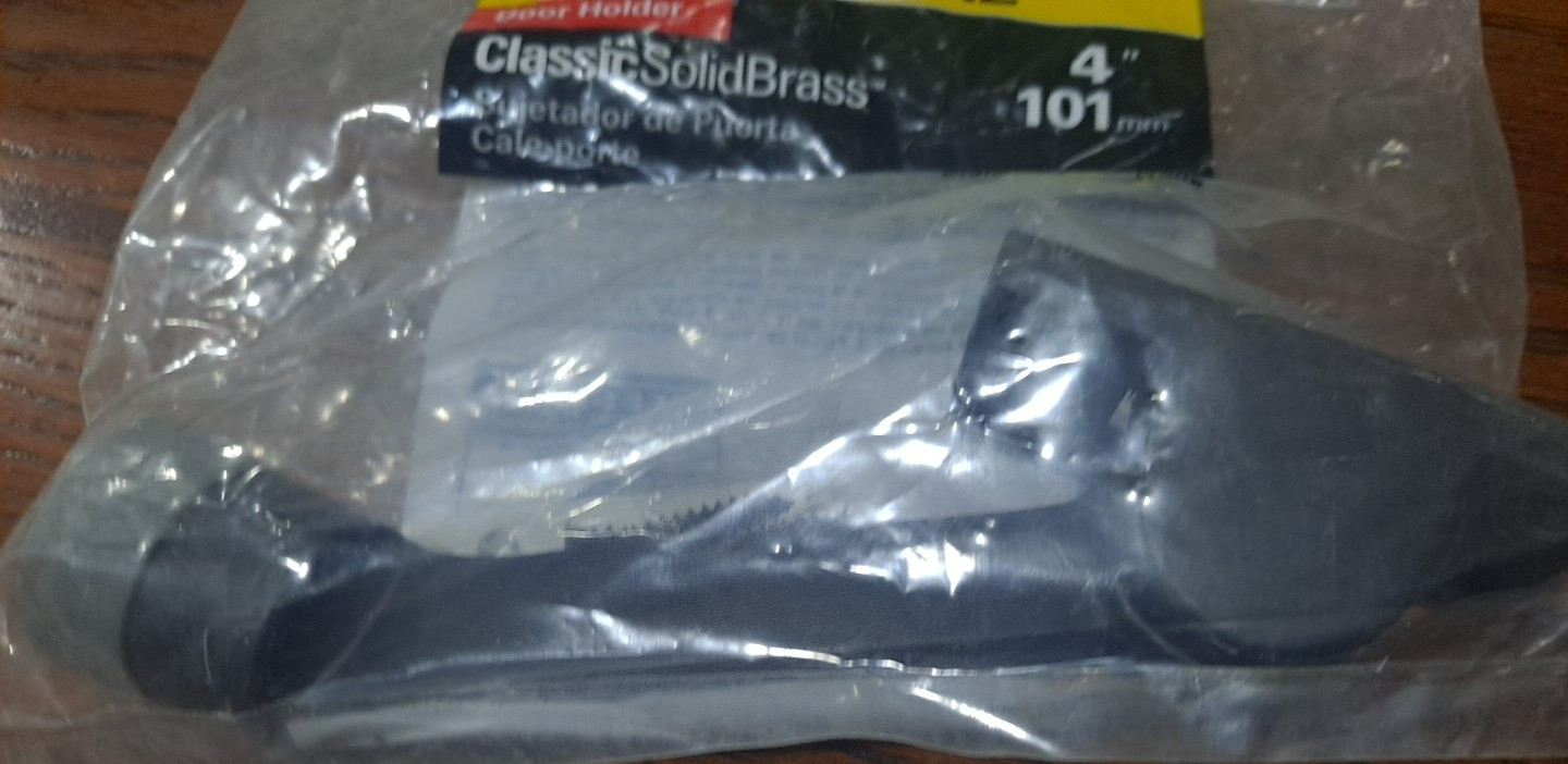 Stanley Commercial Door Holder 4″ Classic Solid Brass – color Black S839-795