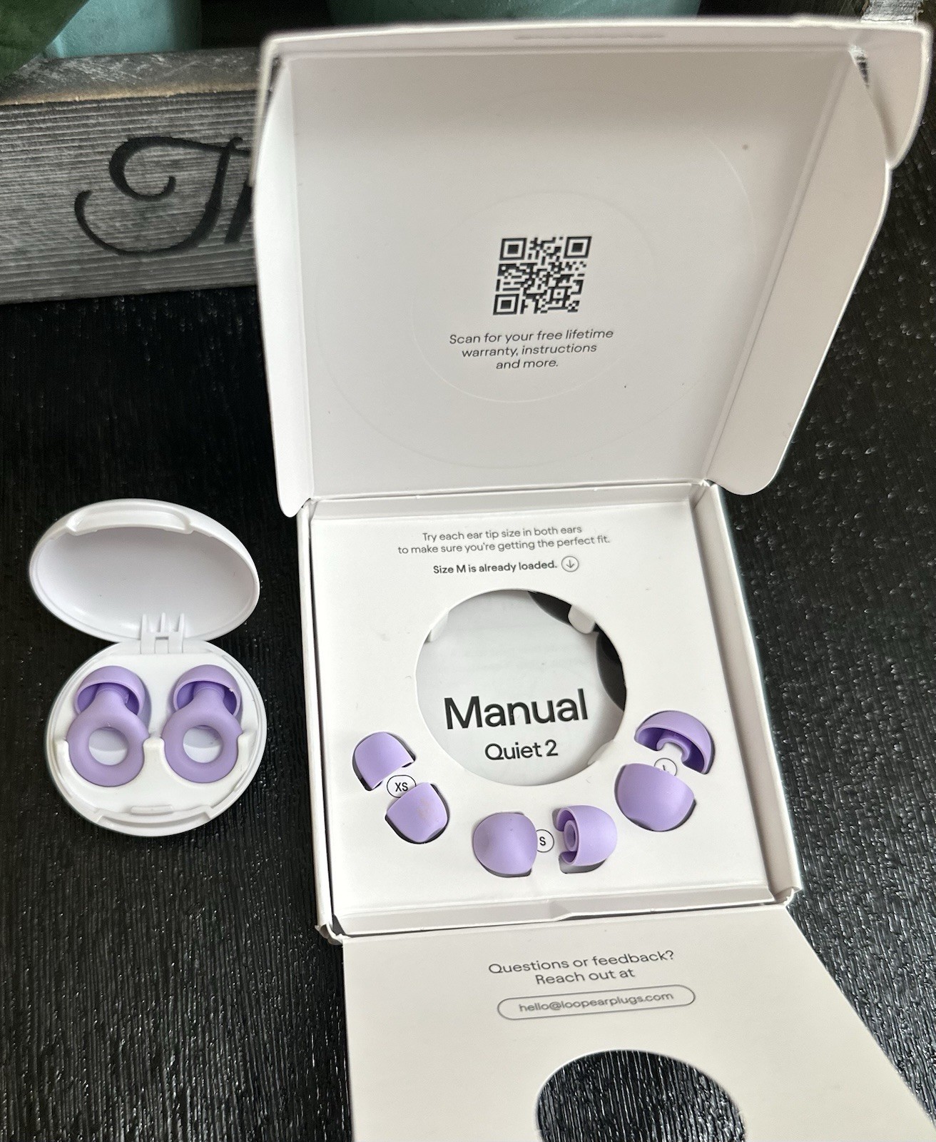 Loop Quiet 2 Ear Plugs Ultra Comfy Reusable Noise-Reducing 14 NRR Violet New