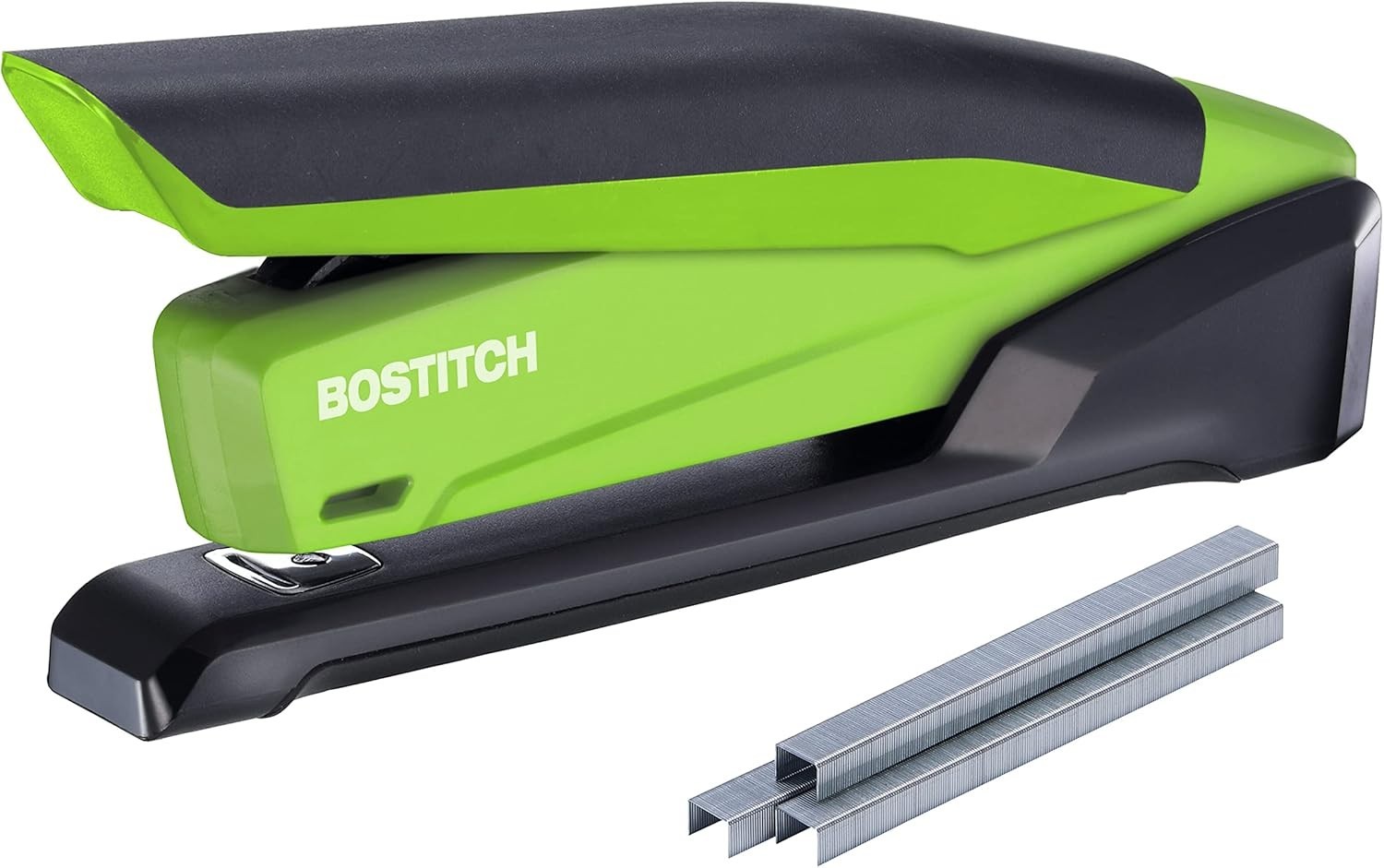 Bostitch InPower Jam-Free Stapler – One Finger, 20 Sheet Capacity, Green