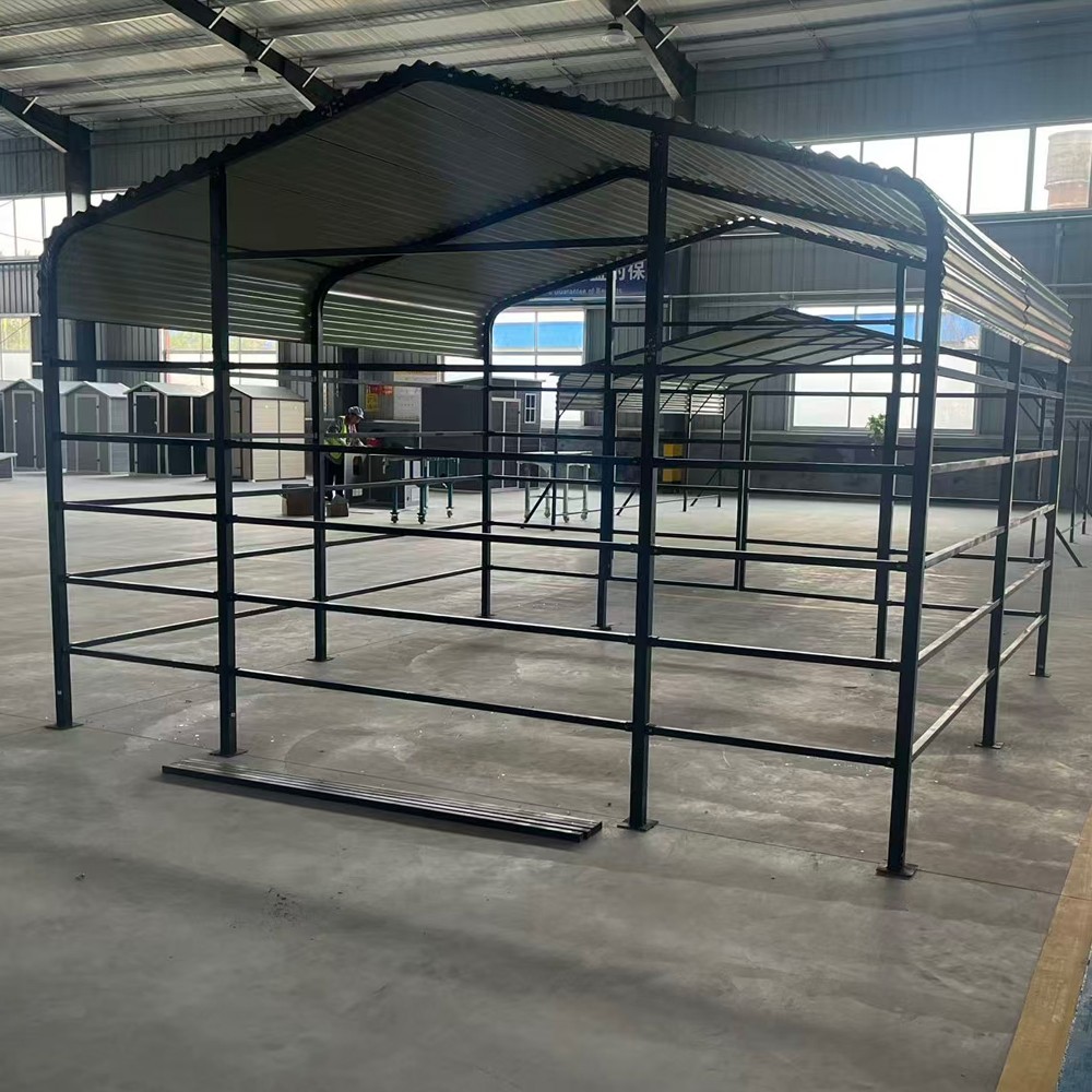 13x20ft Galvanized Livestock Shelter Metal Cattle Shed Steel Barn Horse Goat New