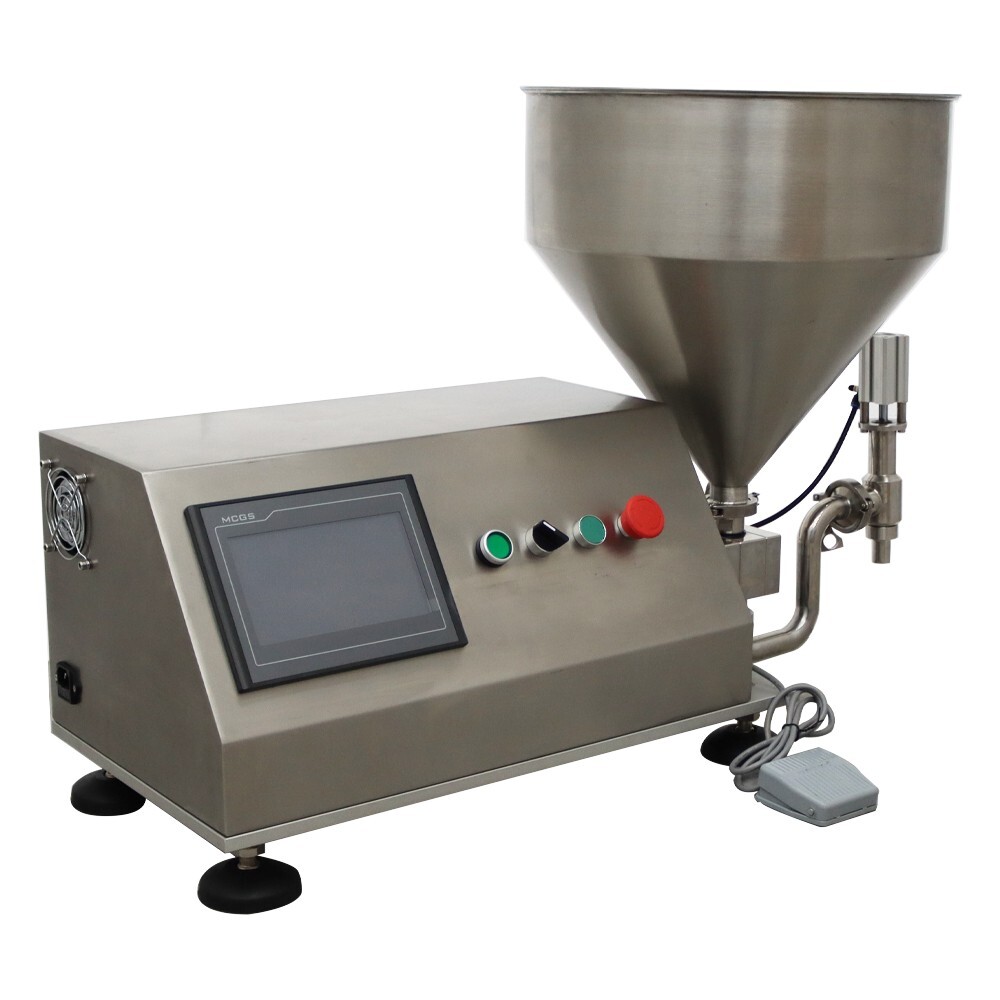 Open Box! 110V 5-50000ml Gear Pump Paste Liquid Filling Machine w/Touch Screen