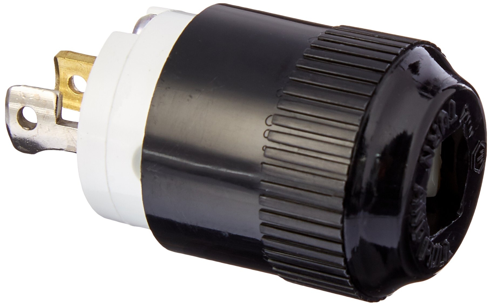 Bryant Electric Hubbell 7465N Locking Plug Black/White