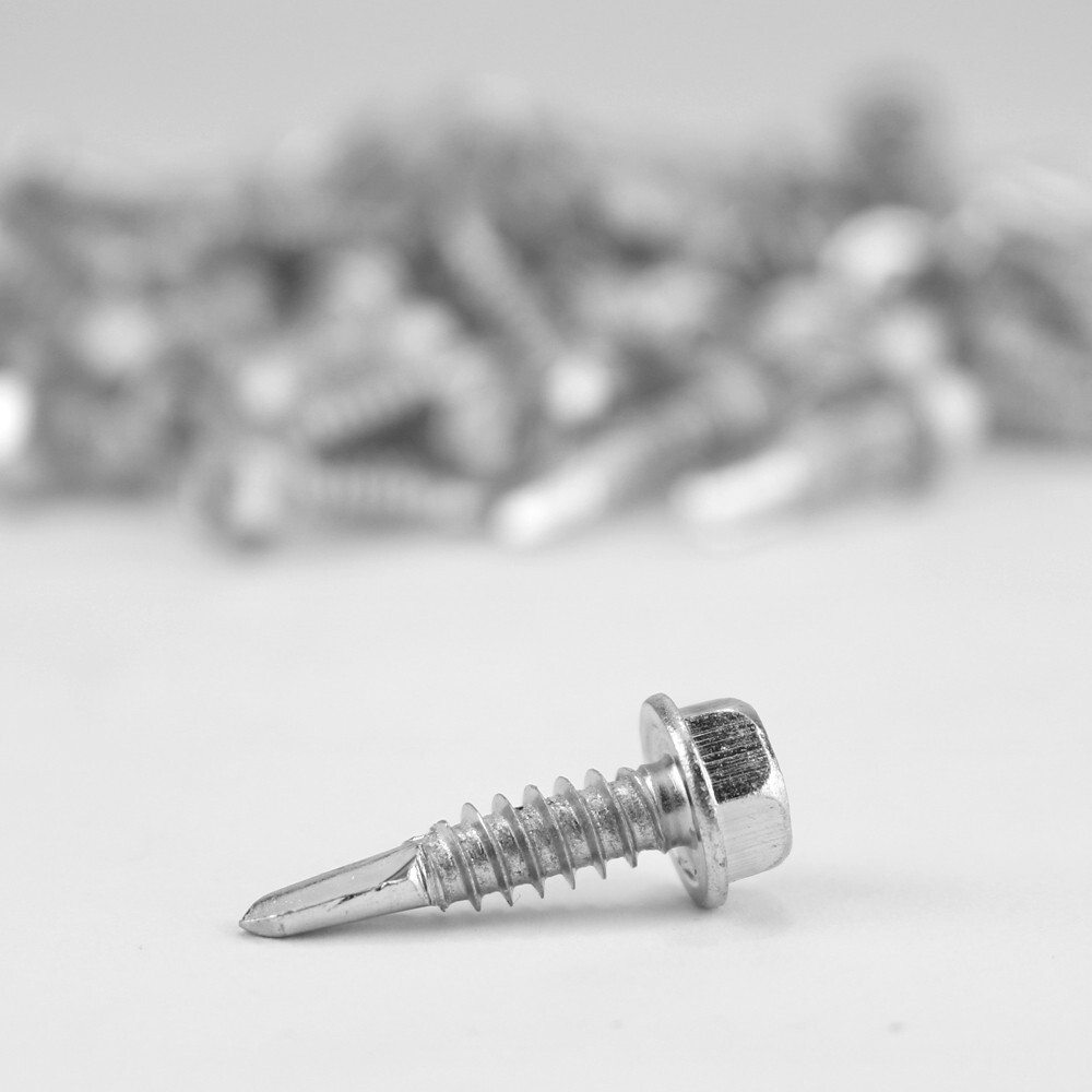 Skywalker #14 Self-Tapping Screw 1/4″ x 1″ with 3/8″ Hex Head (100 Pack)