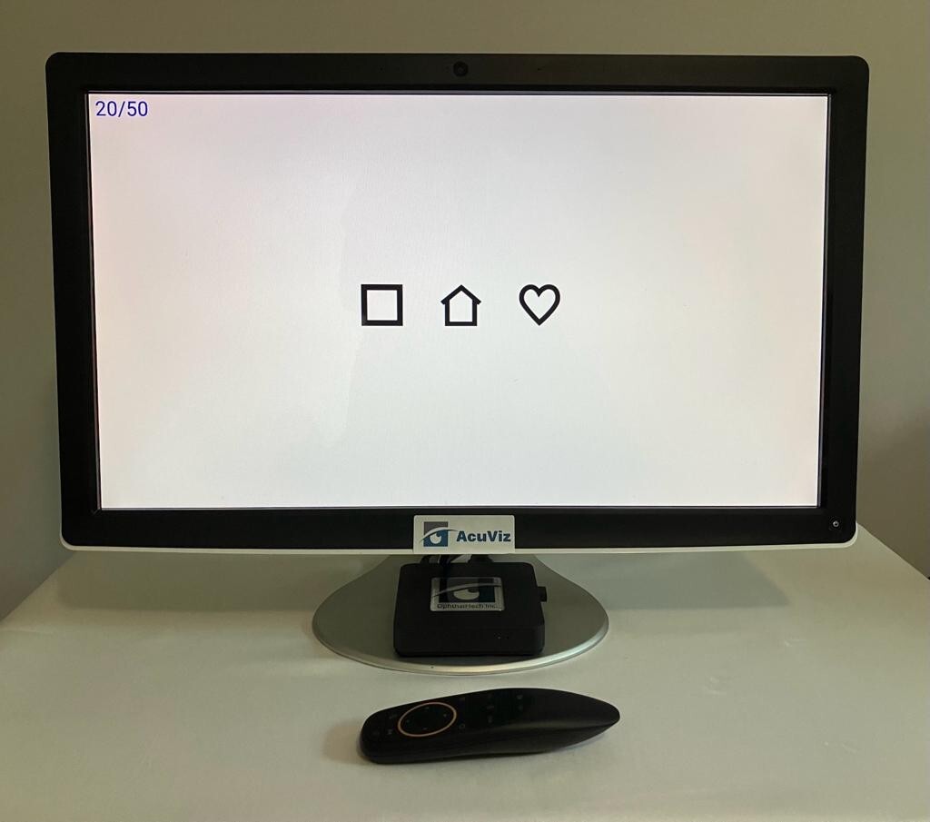 SNELLEN EYE CHART / DIGITAL VISUAL ACUITY SYSTEM made in the USA