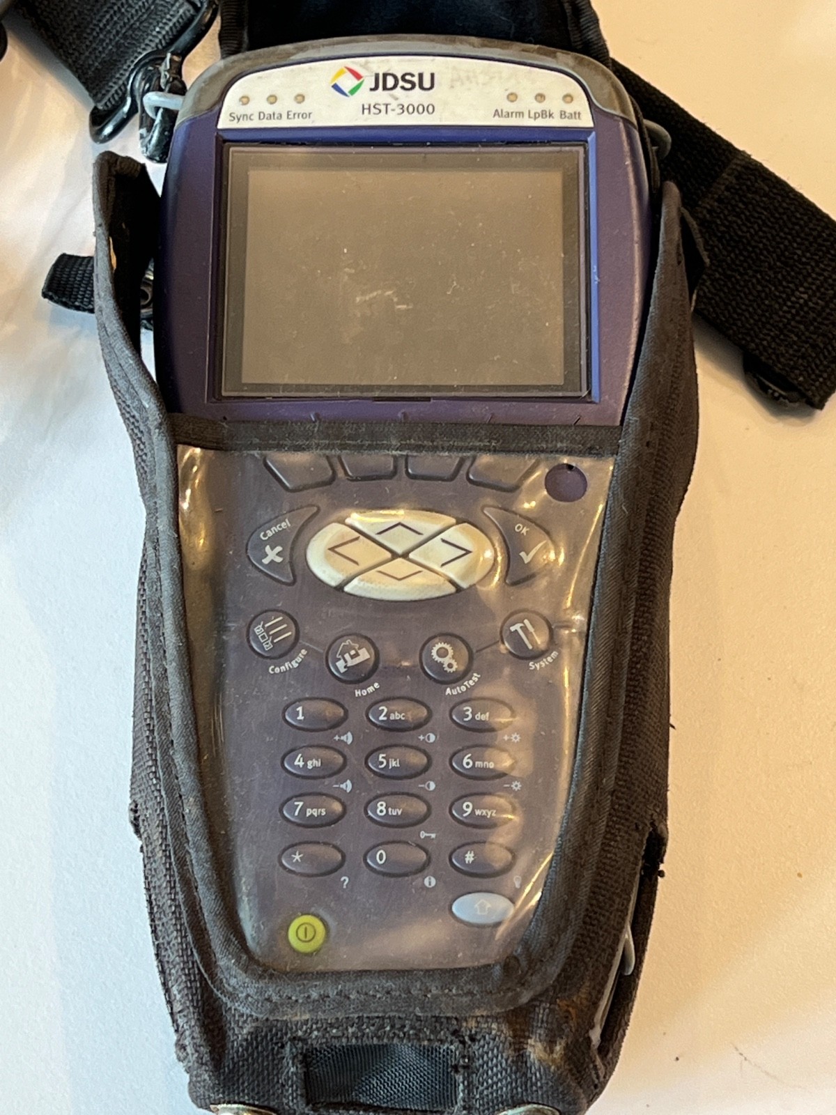 JDSU HST-3000 Network Tester HST3000-SIM BDCM-WB2-2 – No Power Adapter