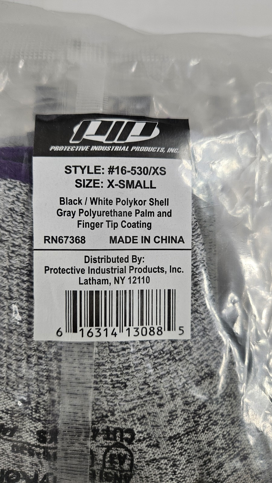 PIP 16-530 ▪︎ Cut Resistant Coated Gloves ▪︎ A3 Cut Level《NEW》Pack Of 12 Size XS