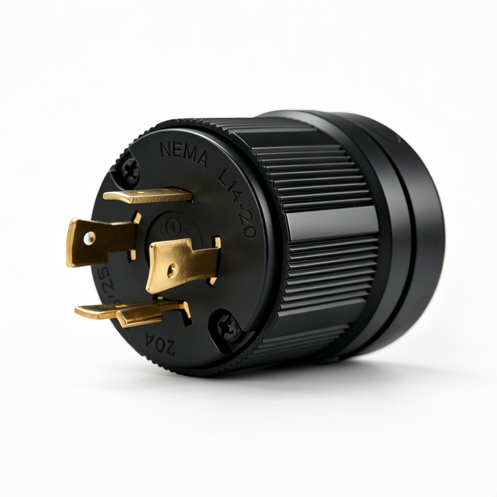 L14-20P Twist Lock Plug for Generator 20 Amp 125/250V NEMA Connector