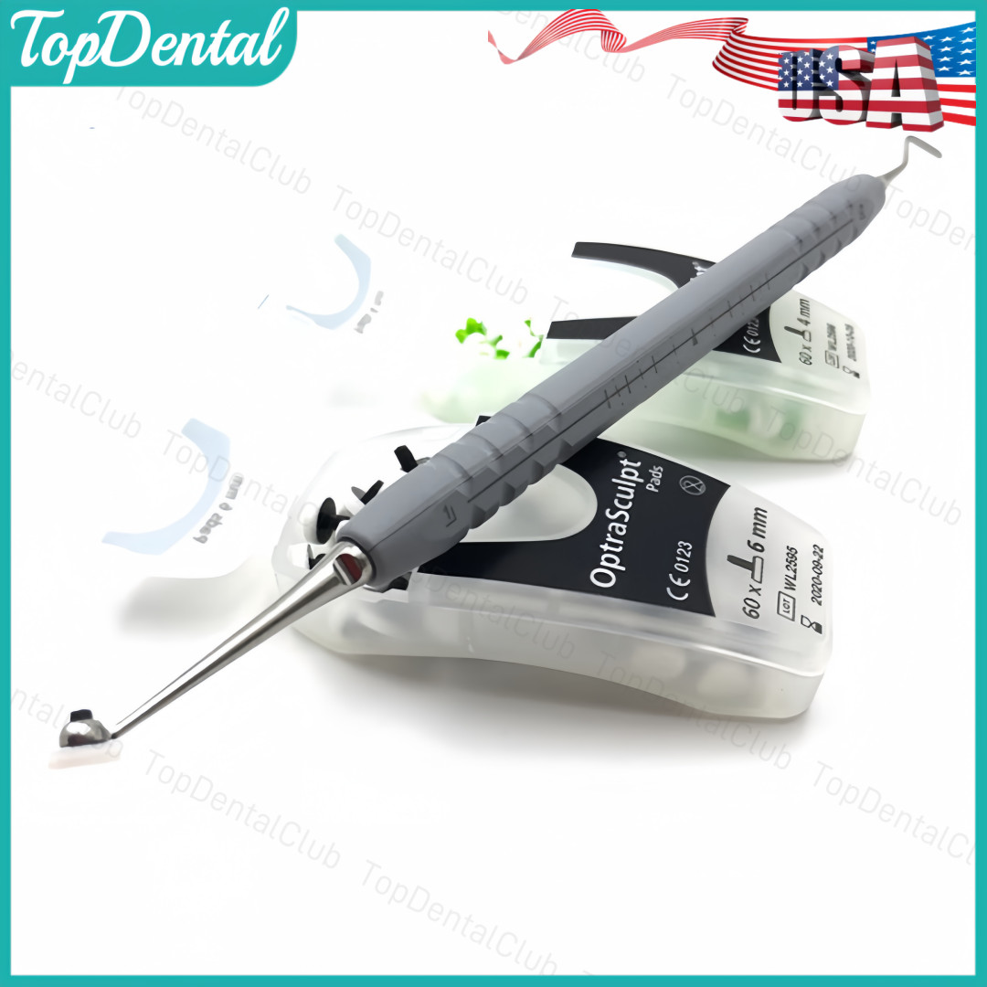 USA Dental OptraSculpt Foam Pads Kit Veneer Composite Resin Spatula Handle Tools