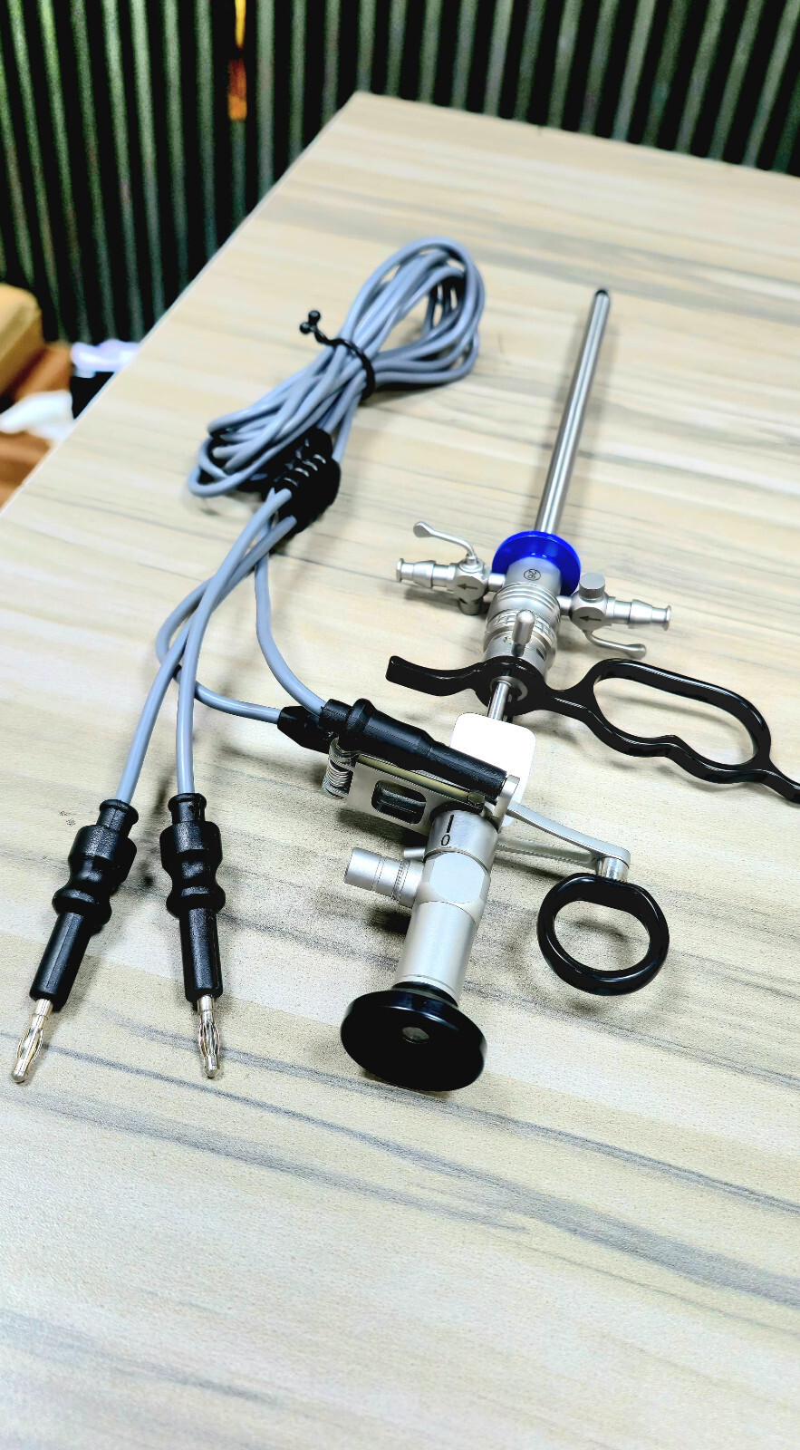 Bipolar Active TURP Resectoscope Set 24/26fr With Loops & Cables HD Optic 30°