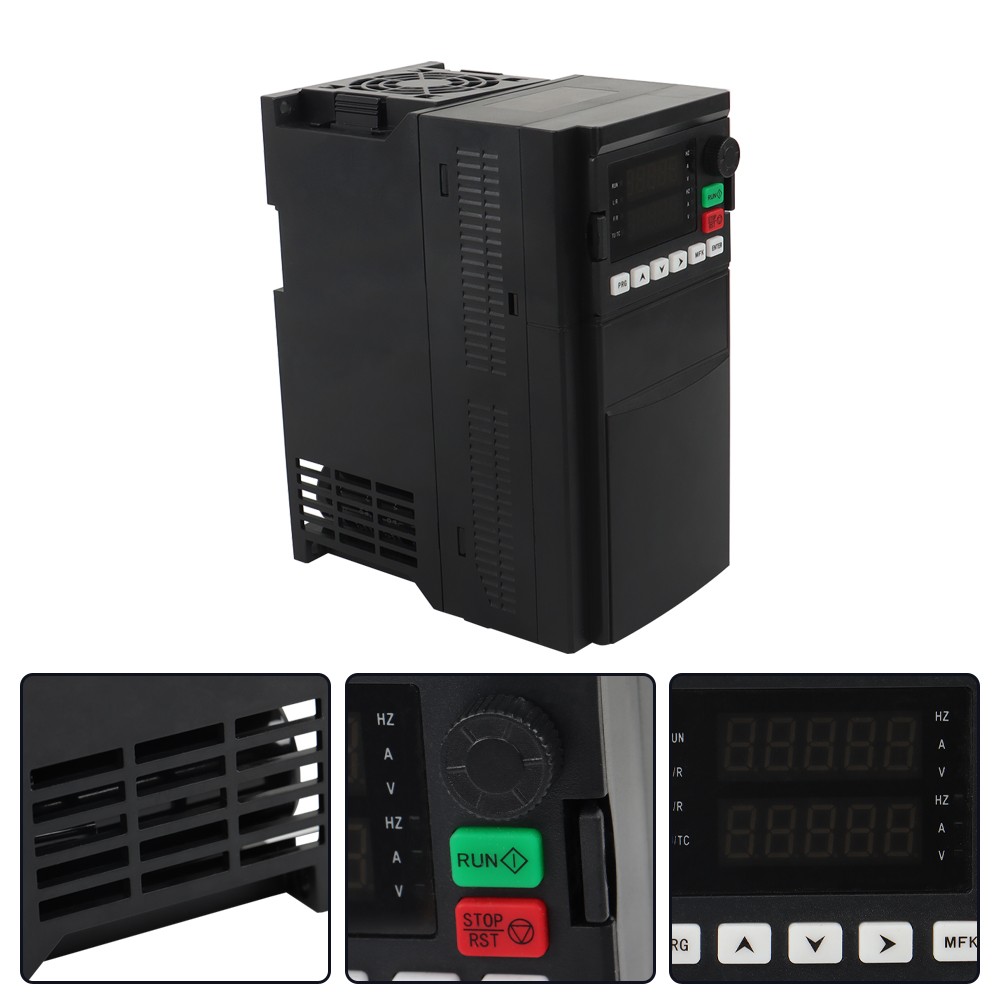1 To 3 Phase 7.5KW 10HP 220V Variable Frequency Drive Inverter CNC VFD VSD New