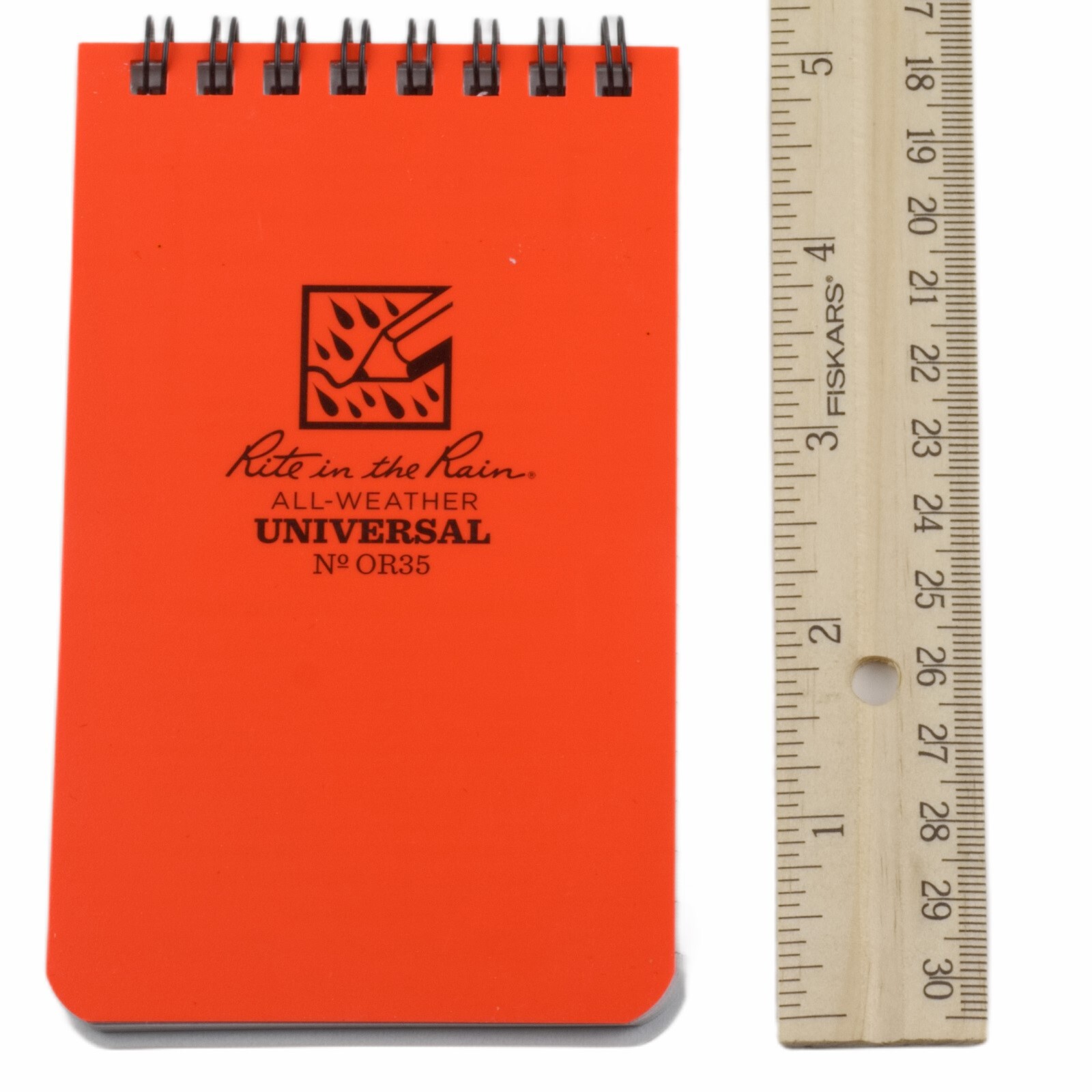 Rite in the Rain Top Spiral Notebook 3″ x 5″ Blaze Orange All Weather 3 Pack
