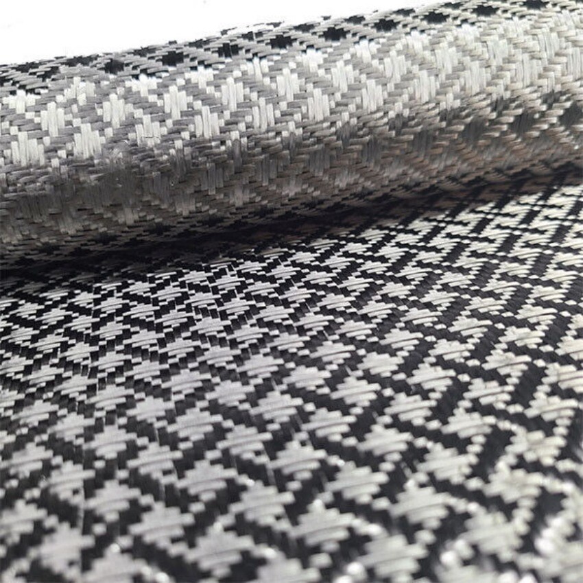 Carbon Fiber X shape Jacquard Fabric Cloth 240gsm Carbon cloth 100cm*100cm