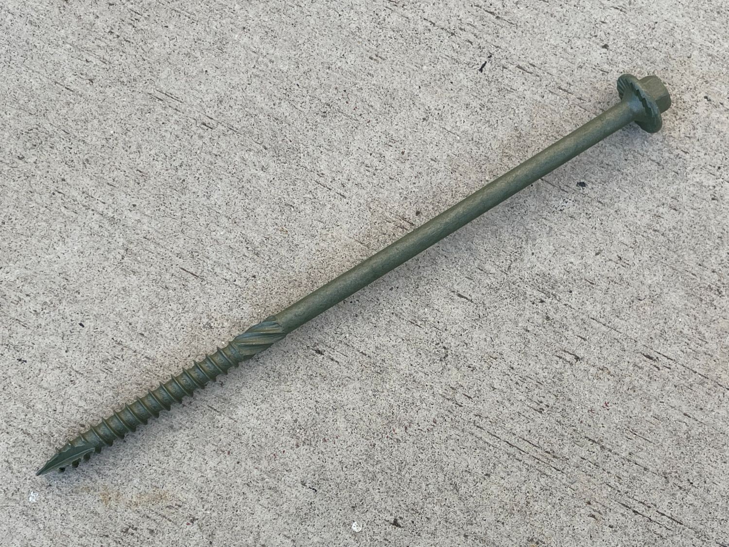 Sandbaggy 6″ Structural Timber Screws – Countersunk (Hex Head) – Wood Lock Screw