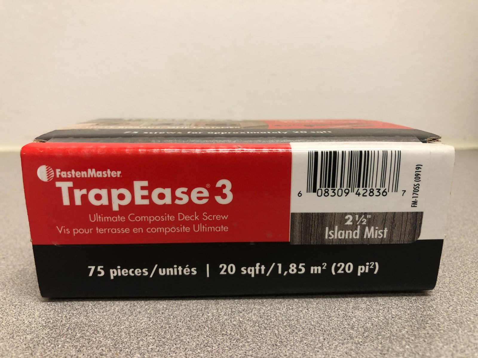 FastenMaster TrapEase No. 20 X 2-1/2 in. L Island Mist Torx Ttap Deck Screw