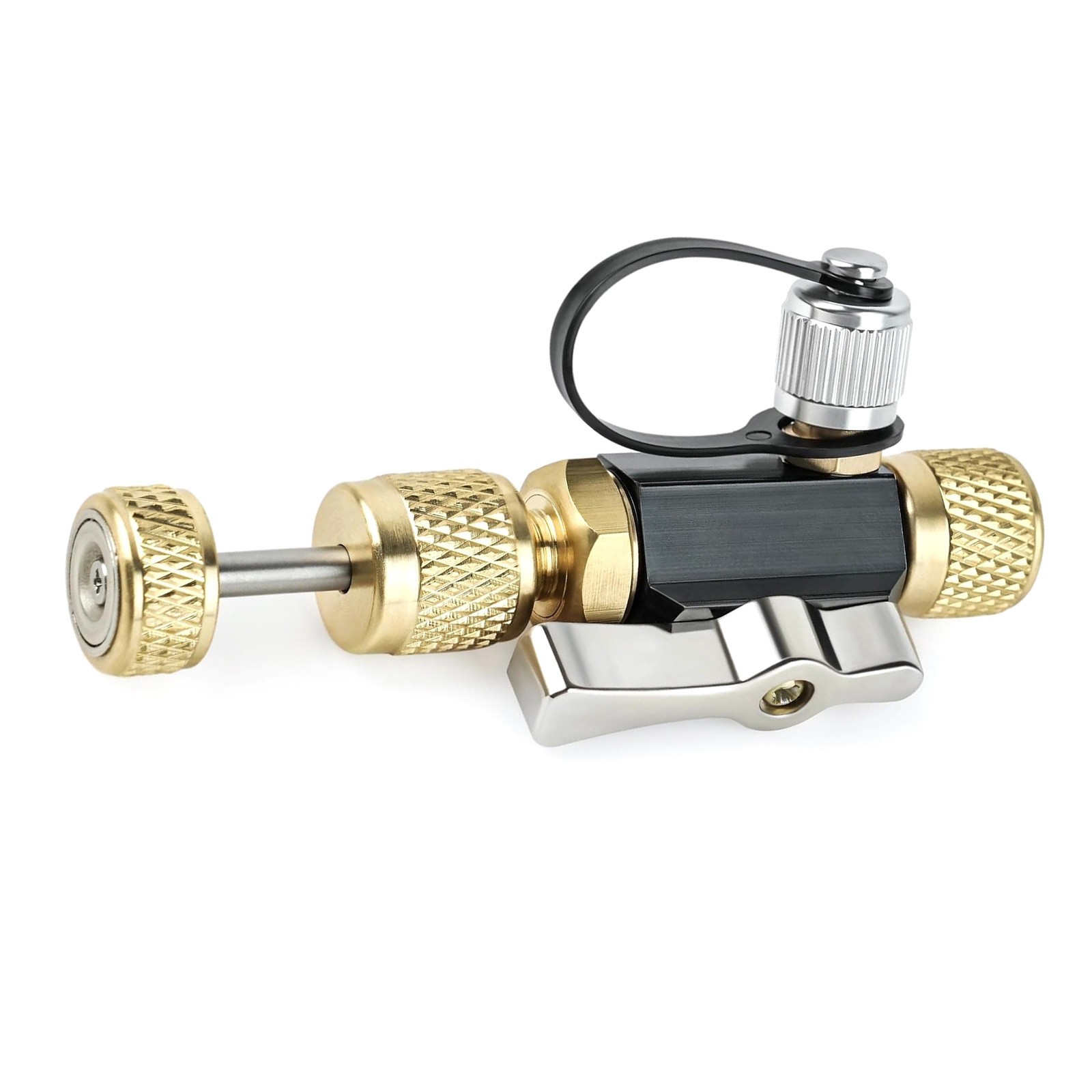 Professional Grade Valve Core Removal Tool, 1/4″ Vacuum Rated for HVAC Use