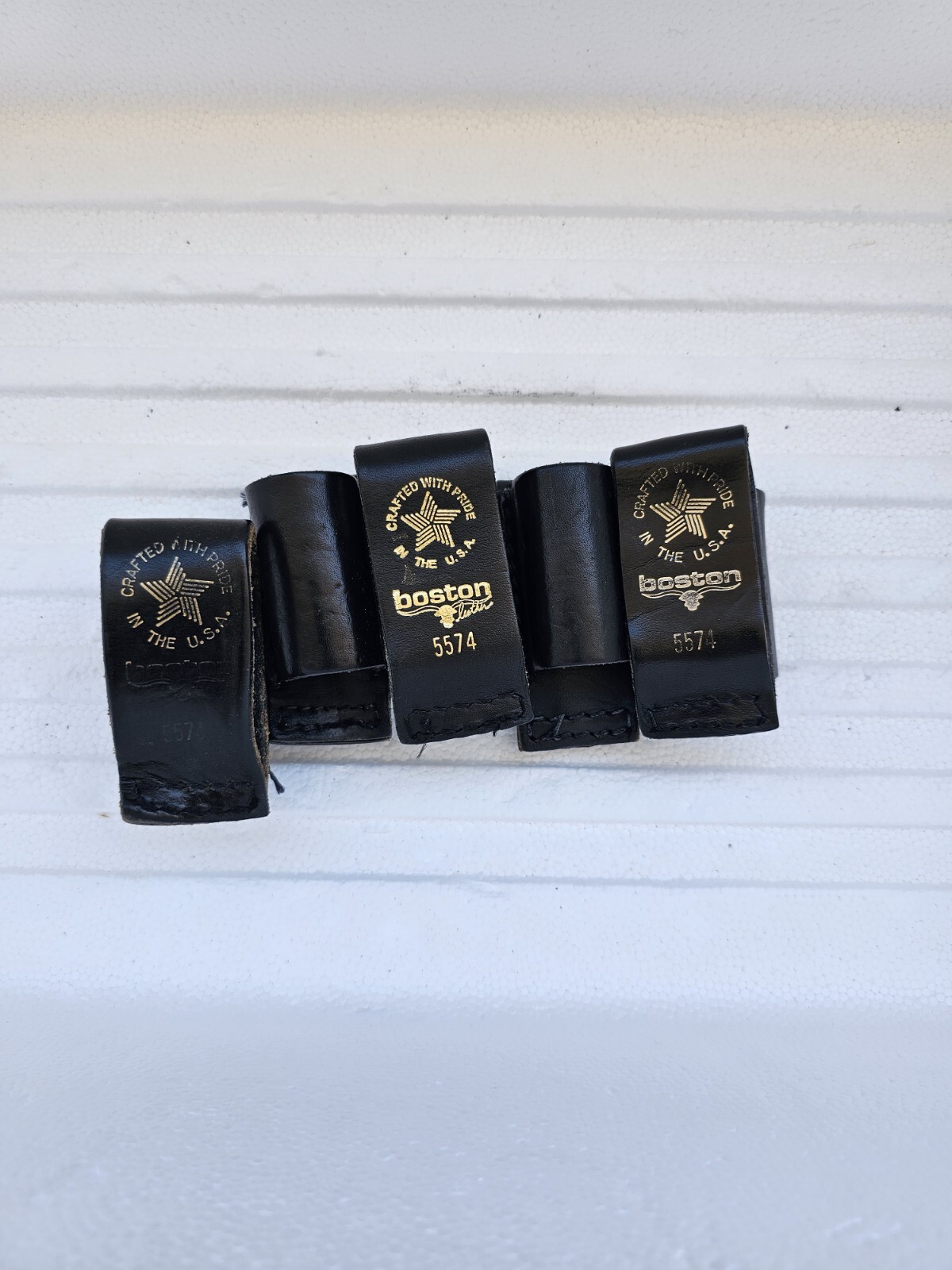 Boston Leather 5574 Black Plain Flashlight Holder