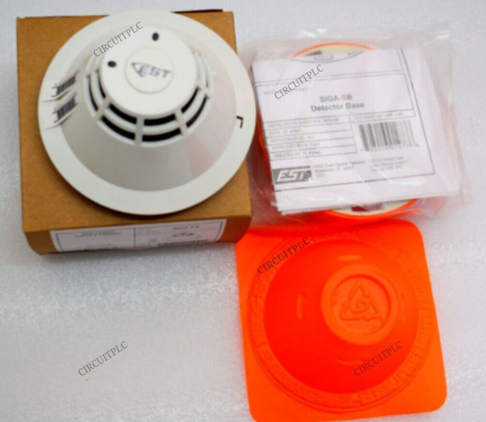 Edwards EST SIGA-PS Intelligent Photoelectric Smoke Detector With base