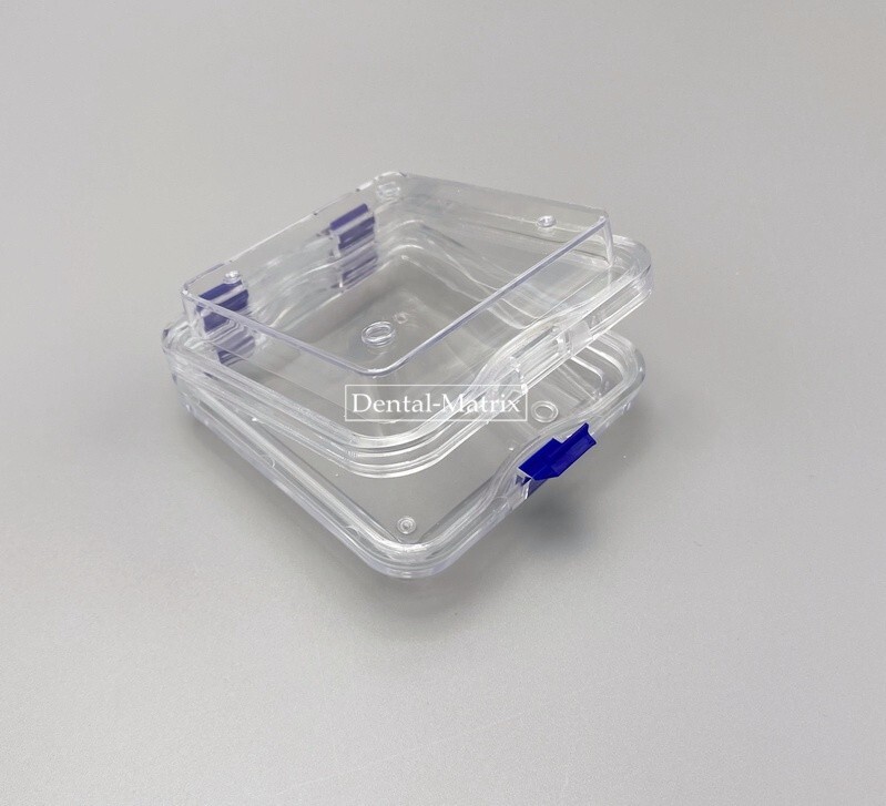 10 Pcs Denture False Teeth Membrane Case Container Hinged Display Box Jewelry