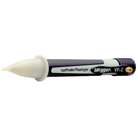 Megger Vf2 Voltage Detector, 100 To 600V Ac, 7 In Length, Audible, Visual