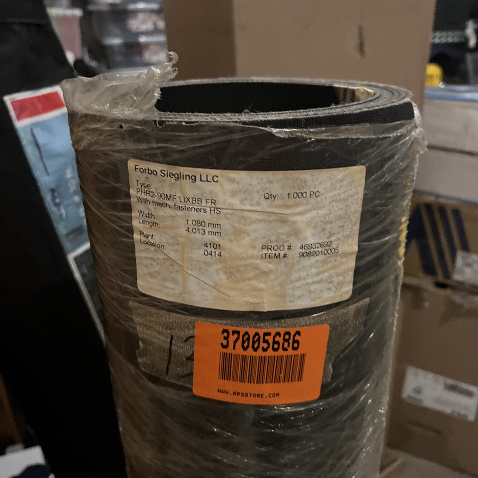 Forbo Siegling PHR2-90MF LIXBB FR Conveyor Belt 42.5” X 164”