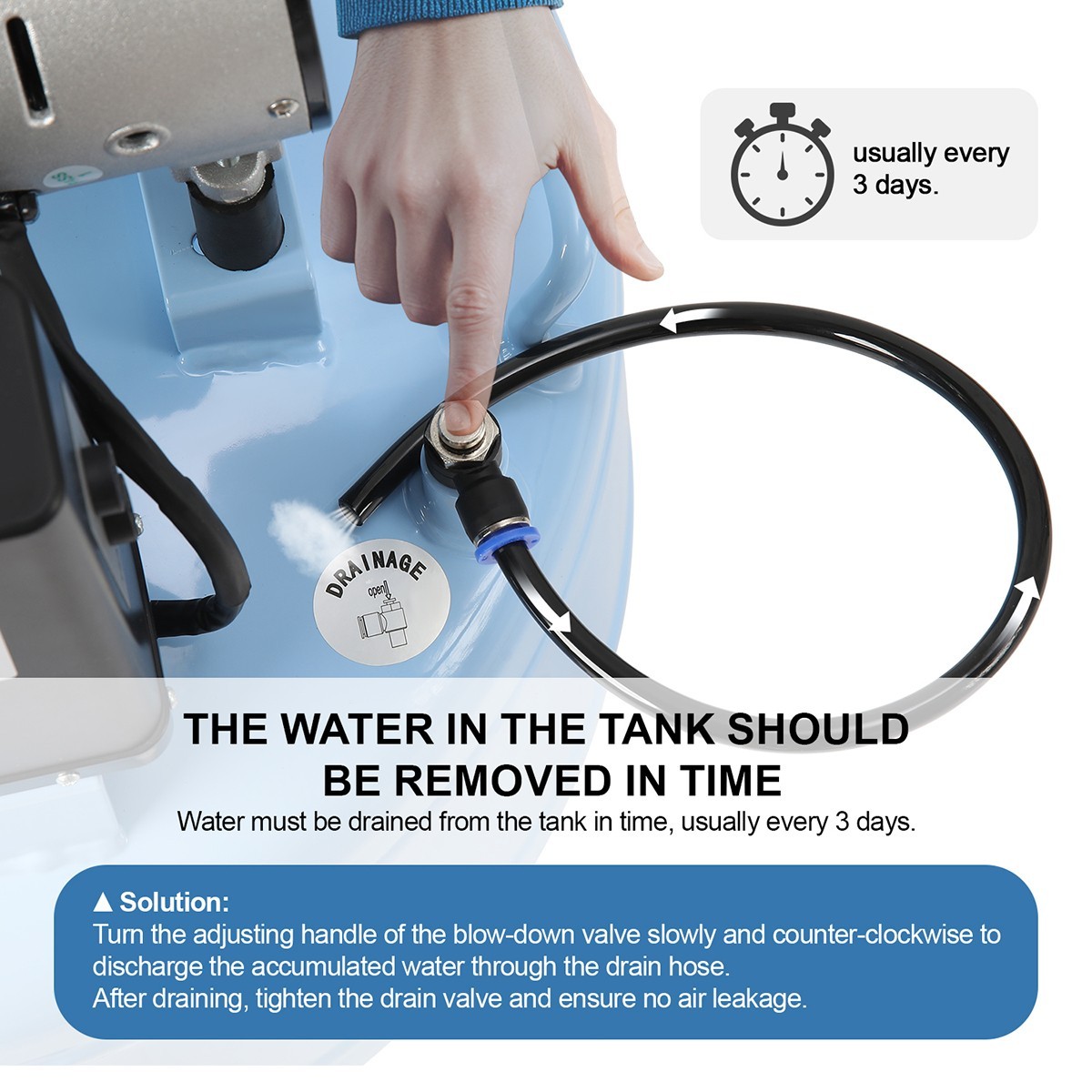 Compresor de aire silencioso médico dental libre de aceite 24L/40L tanque