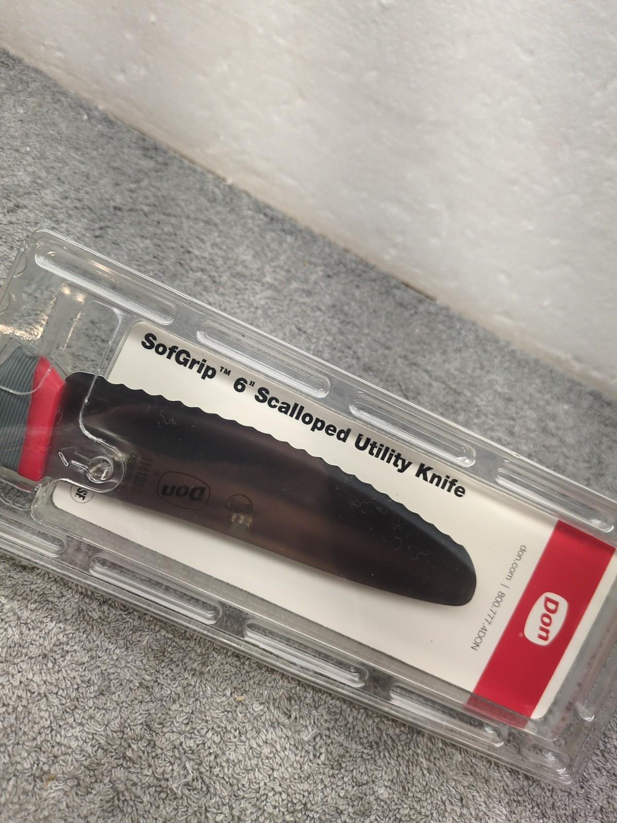 Don 1141930 Dexsteel Sofgrip 6″ Scalloped Utility Knife Dexter 30169 Gray X1