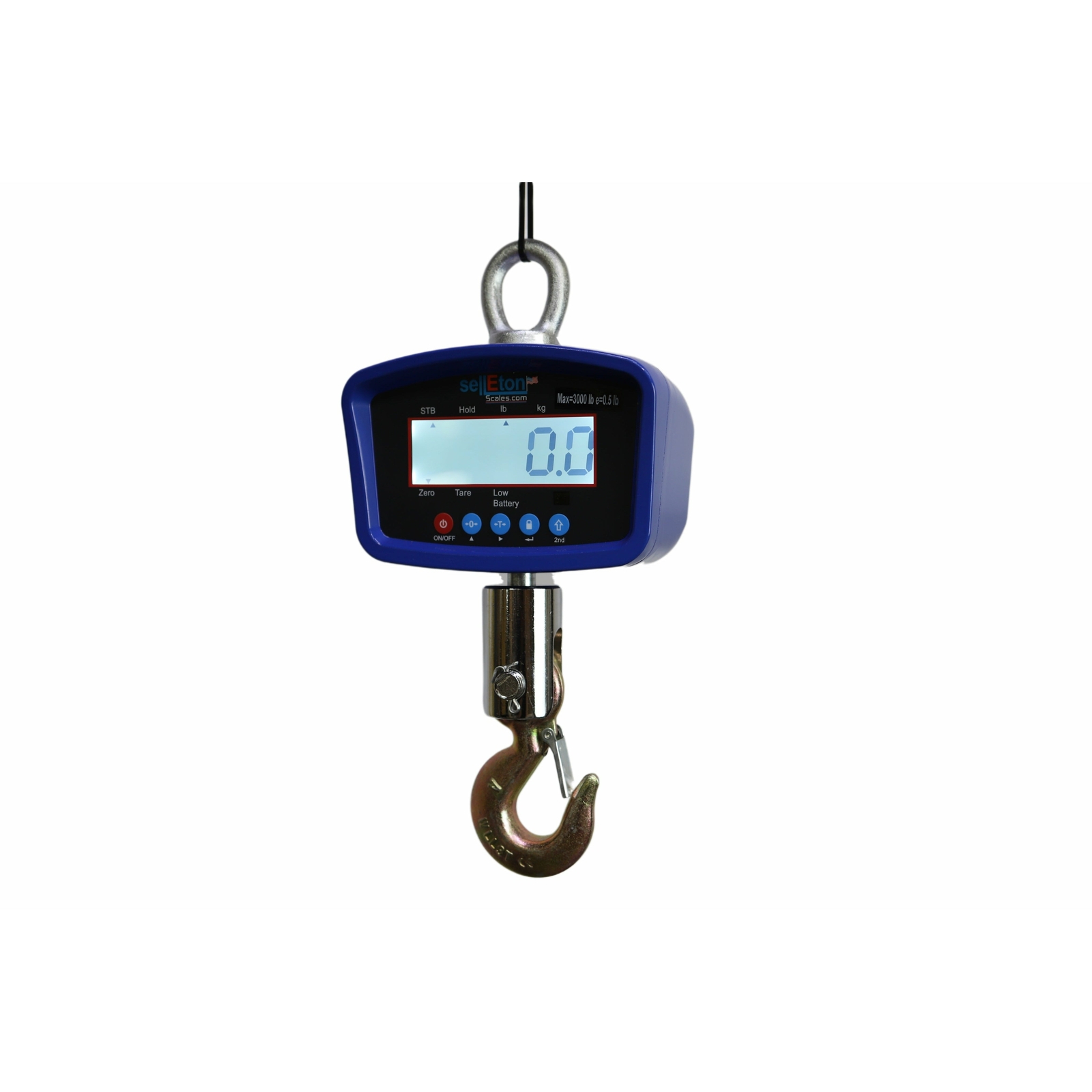 SellEton SL-924 Digital Medium General Purpose Crane Scale 1000 lb x 0.2 lb