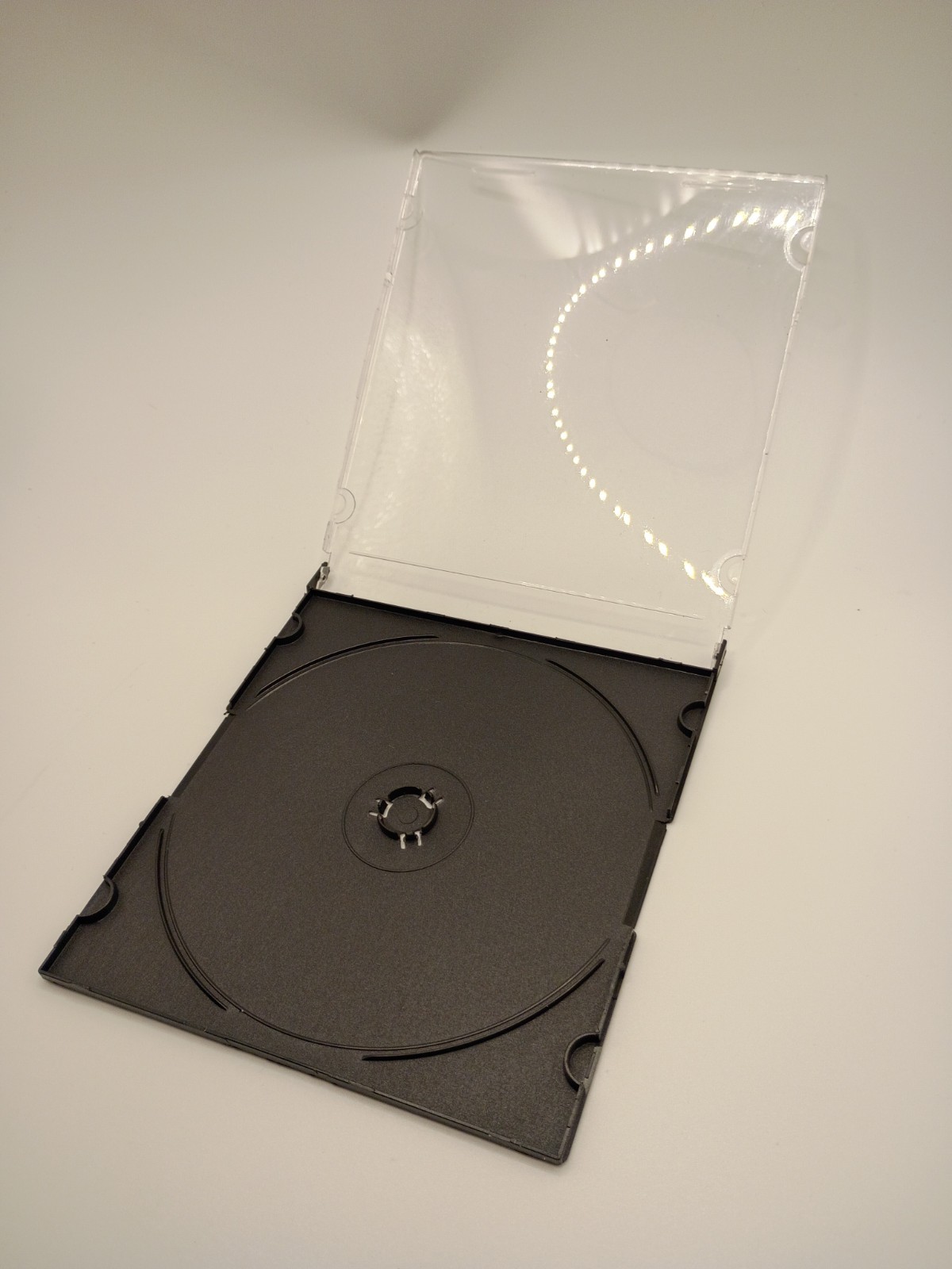 Legacy Slim CD/DVD 30 pack Clear/Black Jewel Cases Qty 30