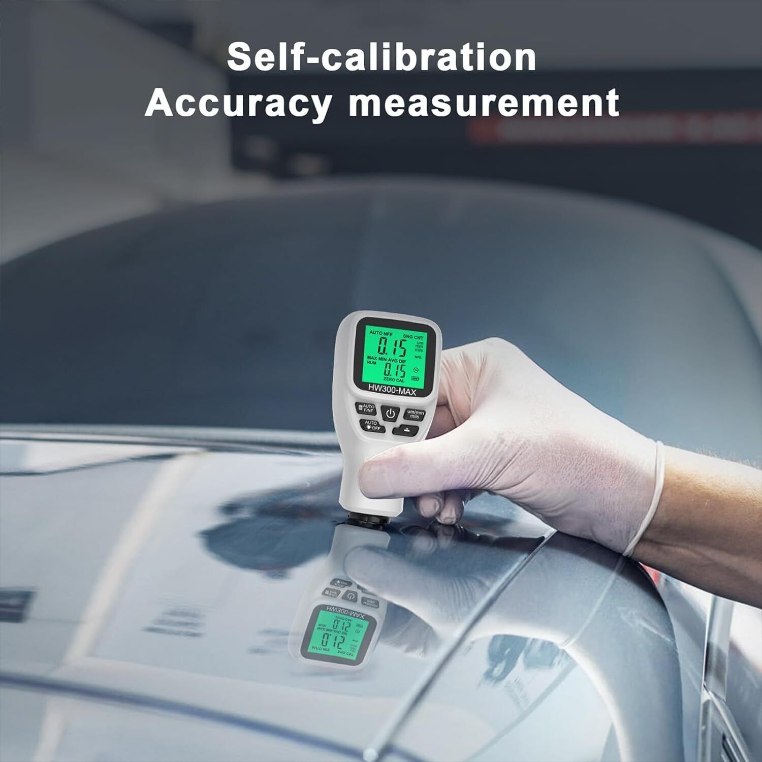 Paint Coating Thickness Tester Auto Measuring Gauge Meter Kit Digital Car HW-300