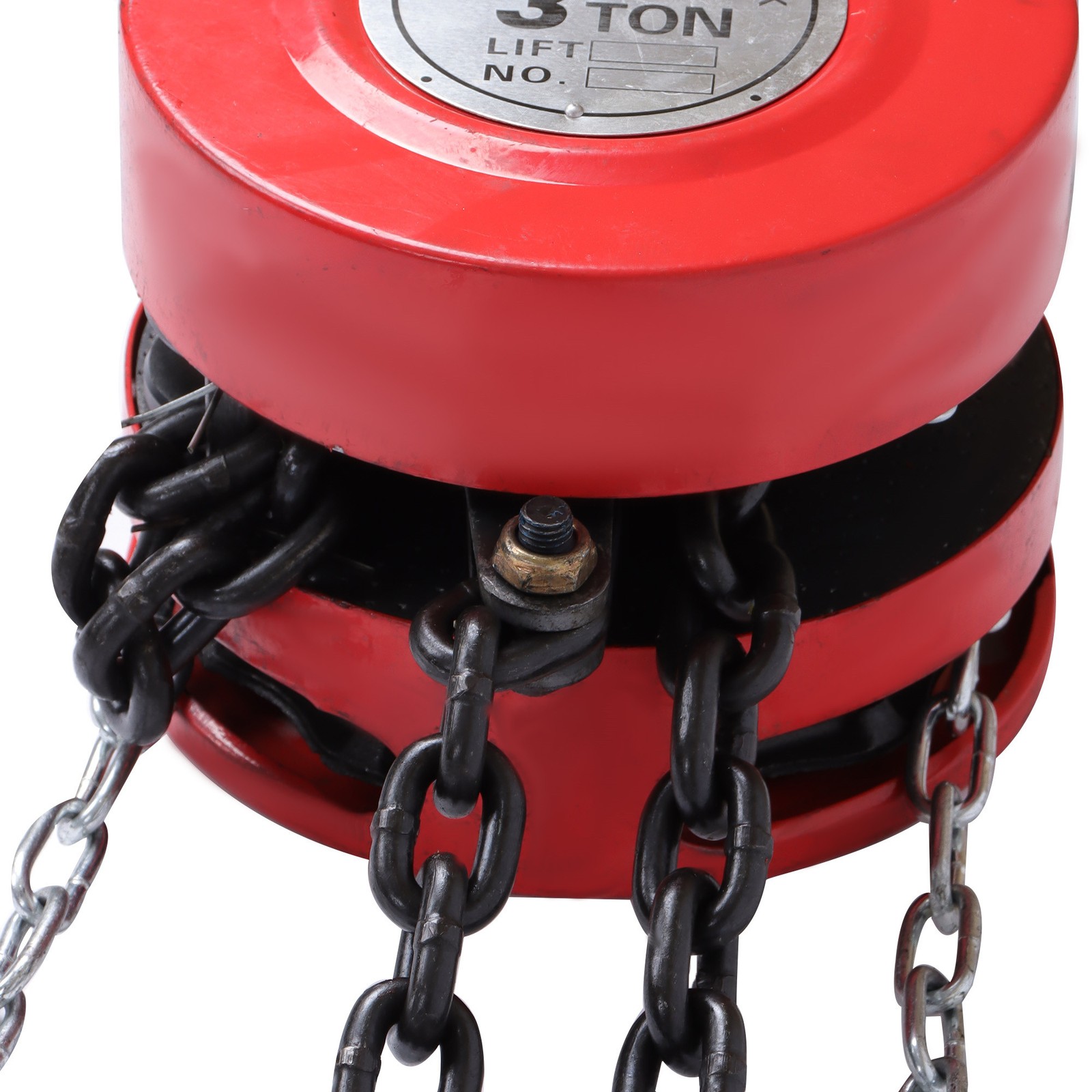 Manual Chain Hoist | 3 Ton / 6600 lbs Capacity | 2 Hooks | 10ft / 3Meters Lift