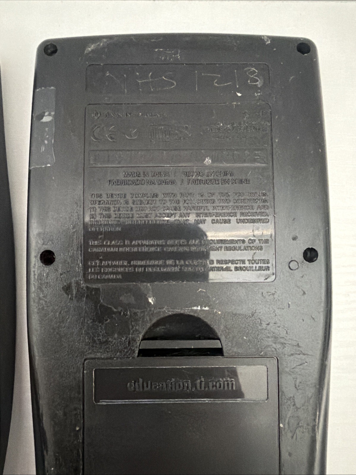 Texas Instruments TI-83 Plus Graphing Calculator with Slip Cover – Black Tested