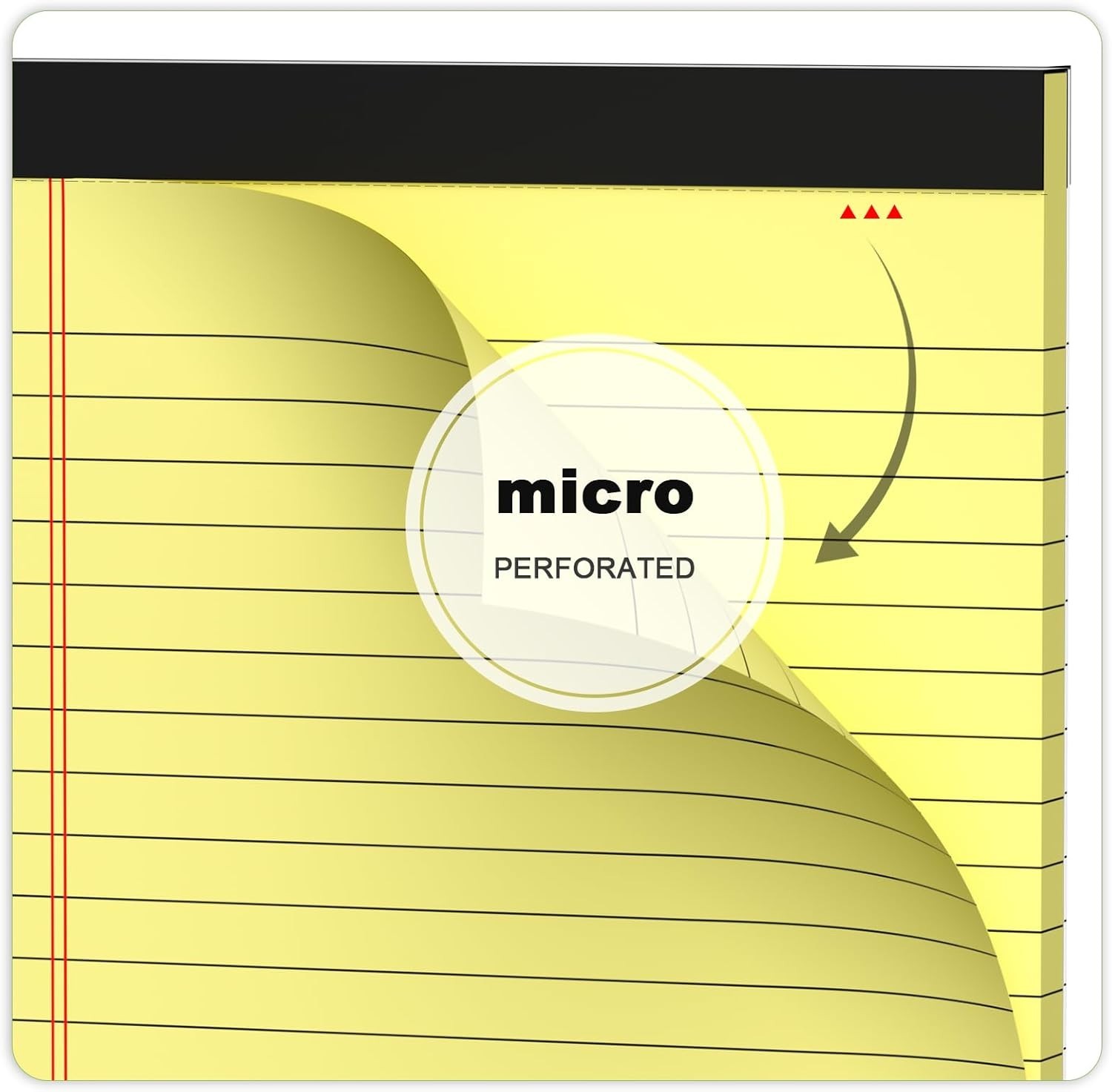 Versatile Yellow 5×8 Notepads – 6 College Ruled Pads for Everyday Use