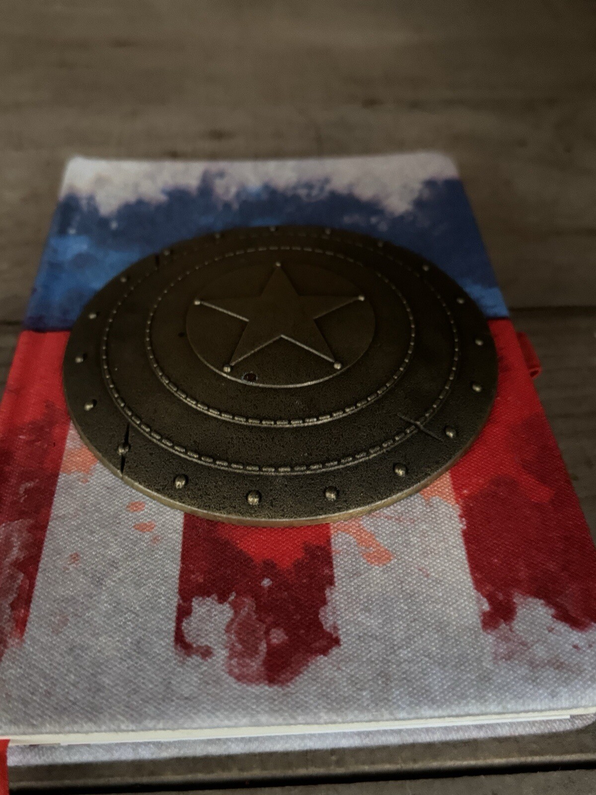 ~NEW~Marvel Captain America 3D Shield Premium Notebook Journal Sketchbook