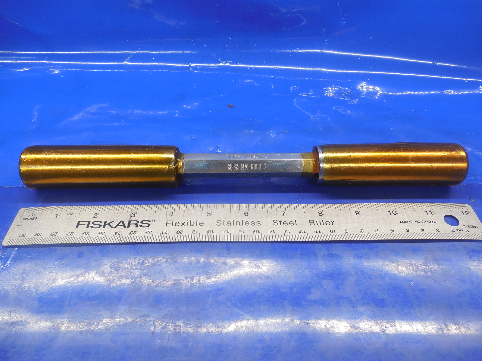 27.86 & 28.32 MM CLASS X SMOOTH PIN PLUG GAGE GO NO GO 28 28.0 MM 1.125 +.01