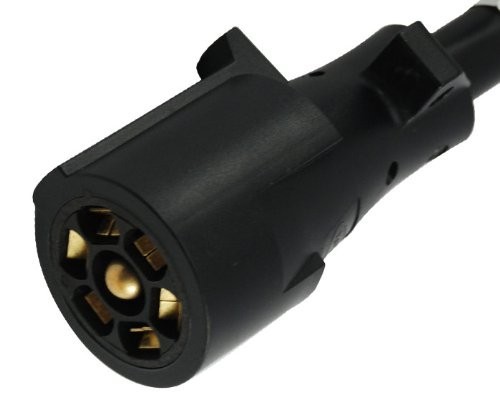 Conntek 7 Way Plug Inline Trailer Cord with 7 Gang Junction Box 6-Feet
