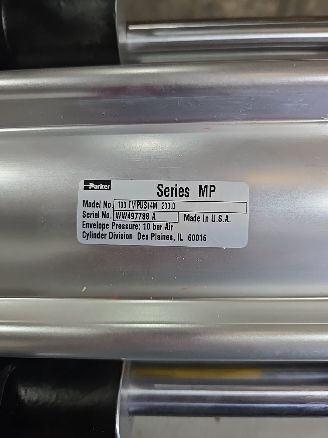 PARKER CYLINDERS MODEL 100 TMPUS14M 200.0