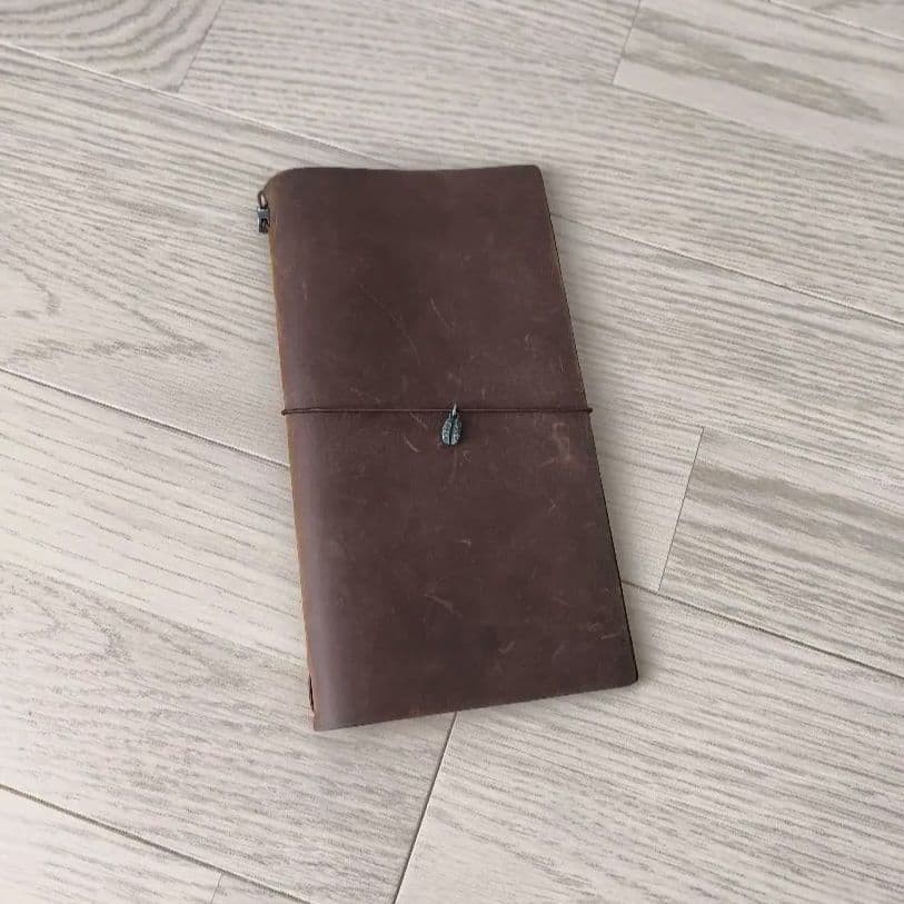 Bulk sale Trsveler’s Notebook Brown Leather Cover Regular size Refil Charm Lot